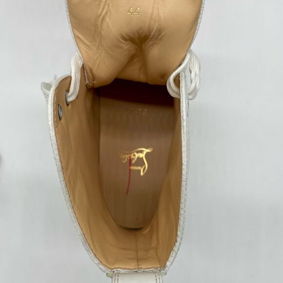 Men’s Christian, Louboutin Louis , Junior, high top sneaker, size 43 made Italy - Picture 6 of 7